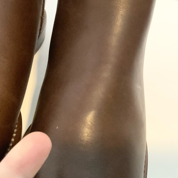 Franco Sarto Women's Happily Ankle Boot Brown Leather 8 Wide NWOT - Picture 2 of 7